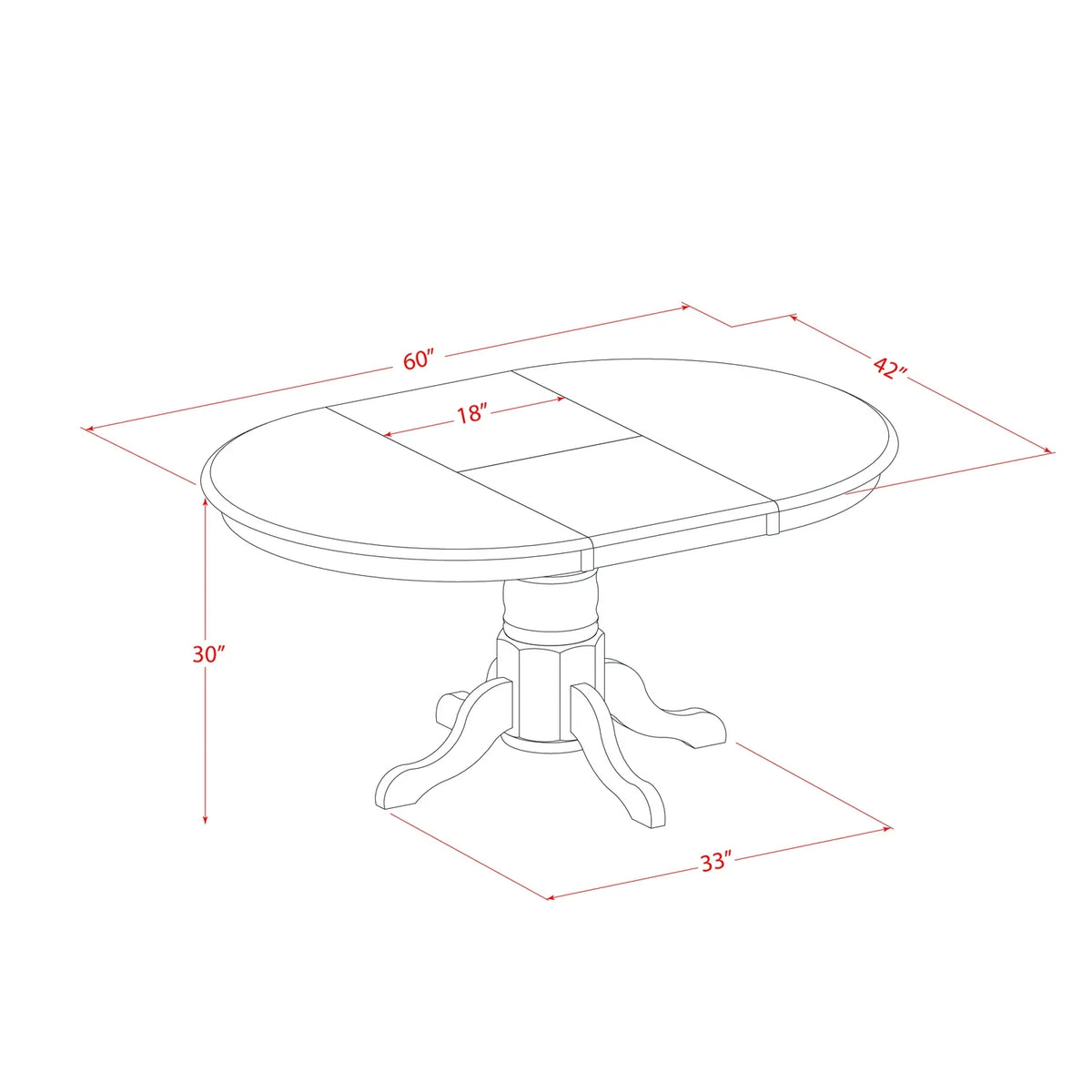 7-Piece Dining Table Set with 6 Chairs S16496