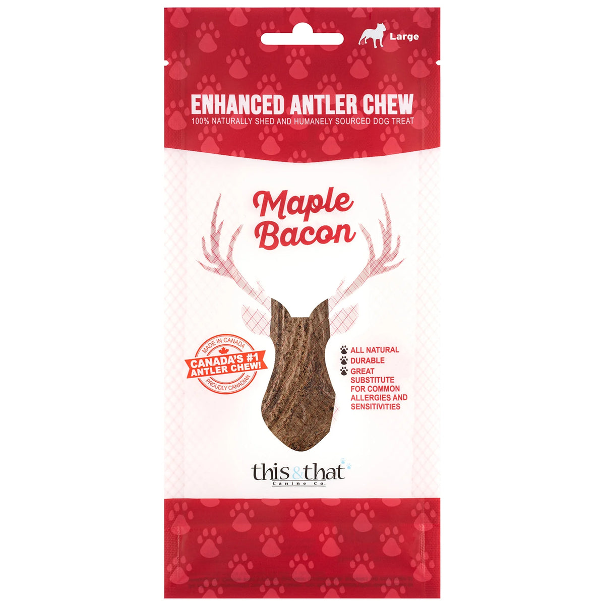 Large Grade A Split Elk Antler Dog Chew E8237