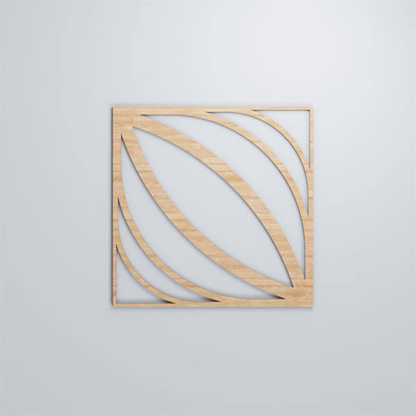 Large Otis Decorative Fretwork Wood Wall Panels N408