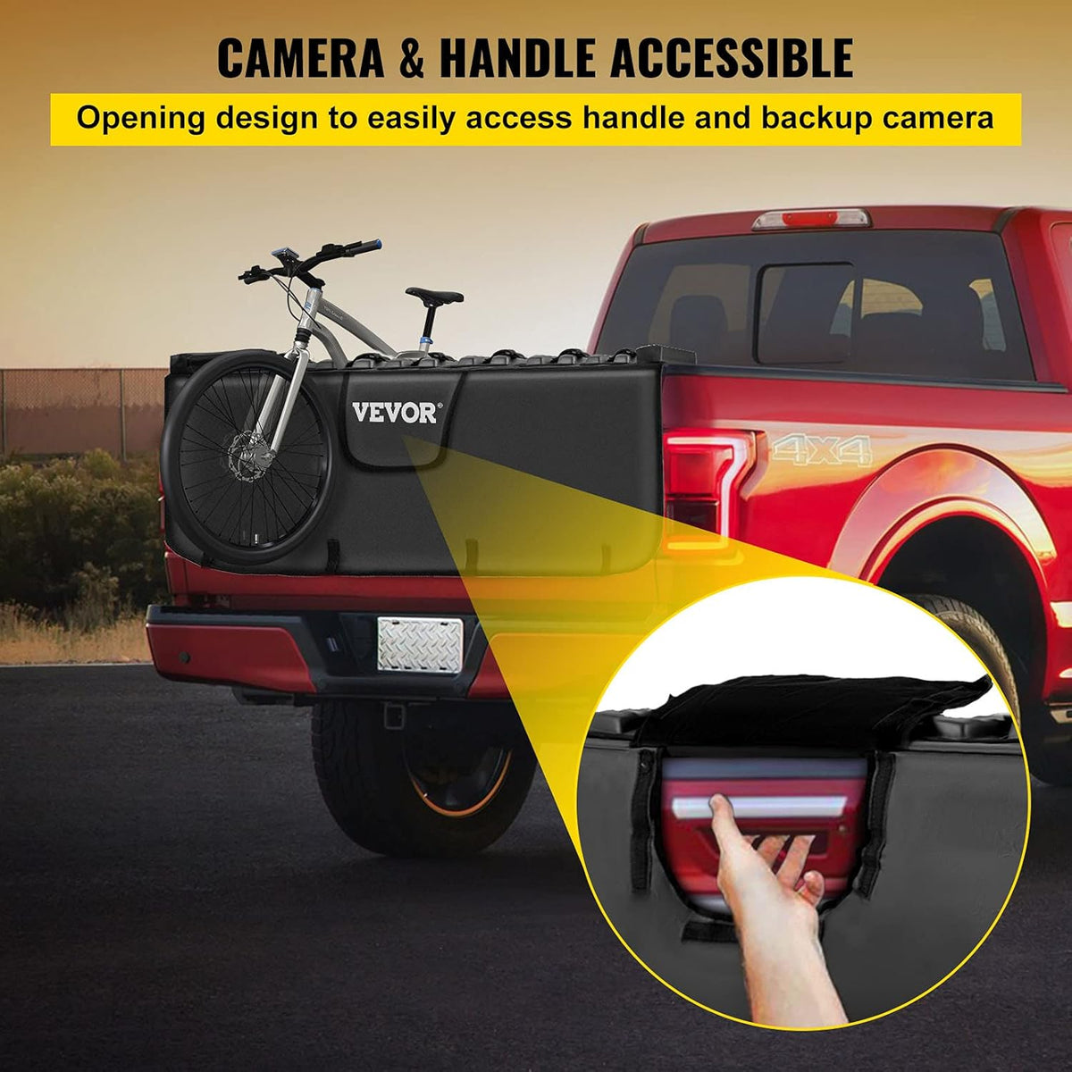 63 Wide Tailgate Bike Pad for 6 Bikes I345479