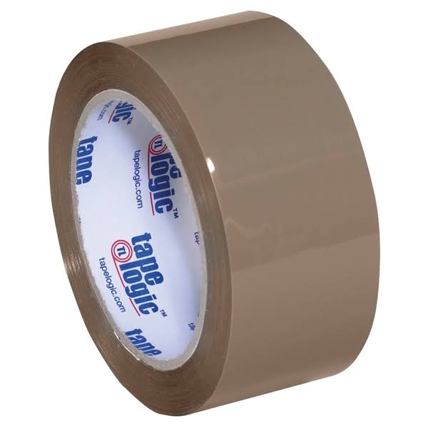 Industrial Carton Sealing Tape Tan 2x22 x 55 Yard 36 Roll Case R866