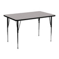 Grey Rectangular Activity Table H784
