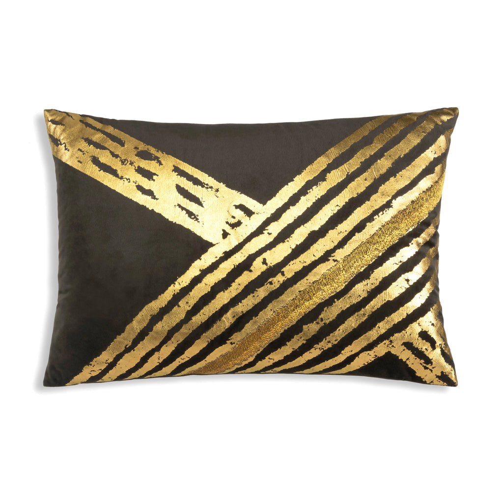 Charcoal Lumbar Pillow U575