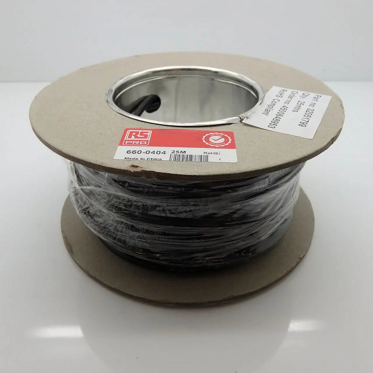 25m 9-Wires 30AWG Stranded Black PVC Cable V215