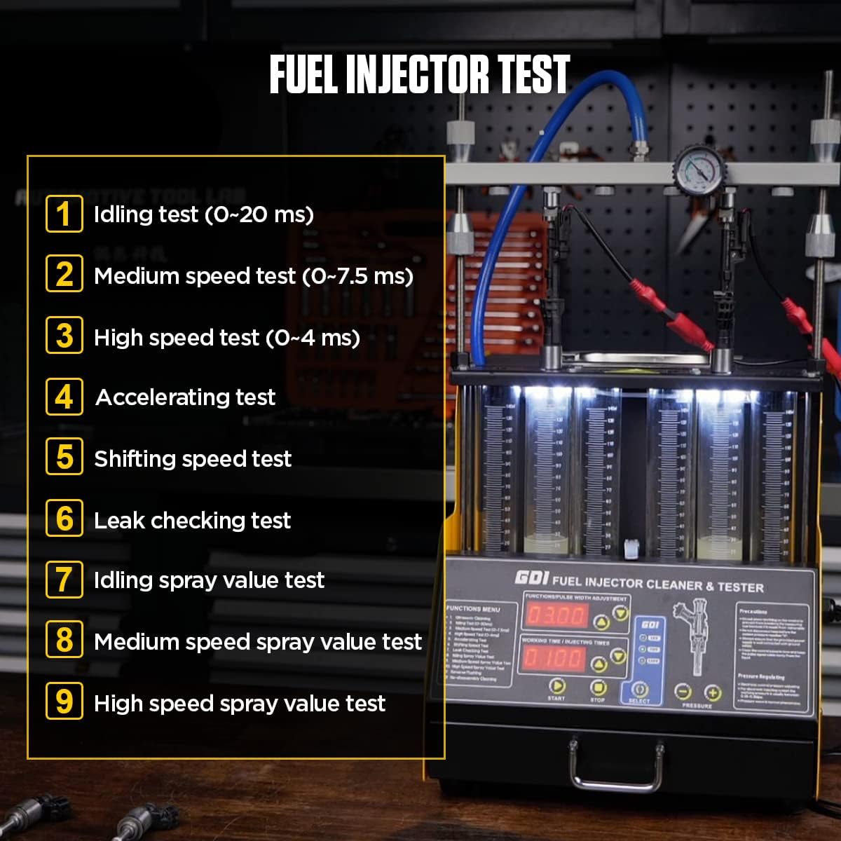 110V/220V Fuel Injector Cleaner & Tester P59470