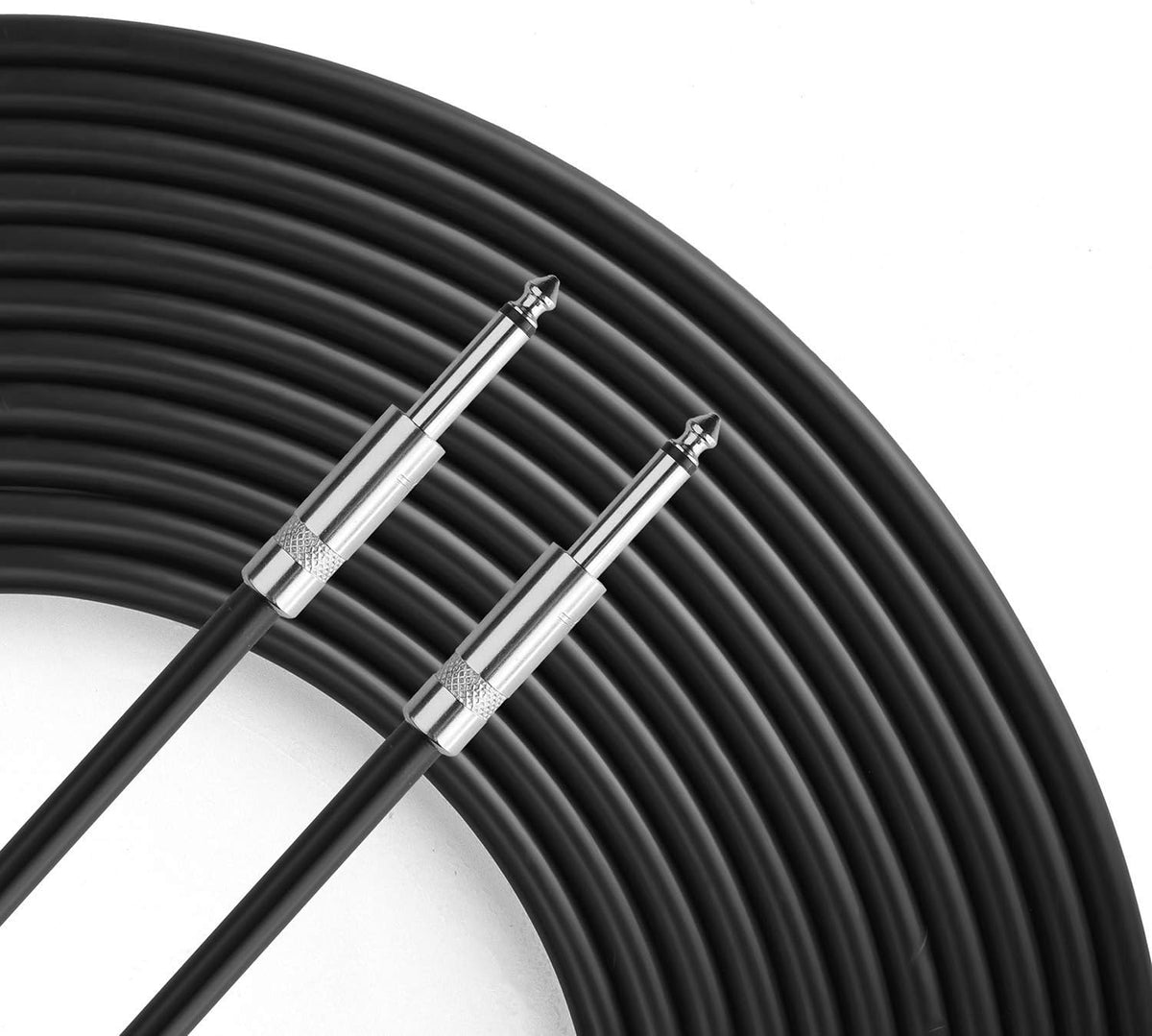 2Pack 100 ft 1/4 to 1/4 Speaker Cables, 12AWG Patch Cords C41503