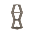 Modern Corner Wall Shelf Light Mocha D82917