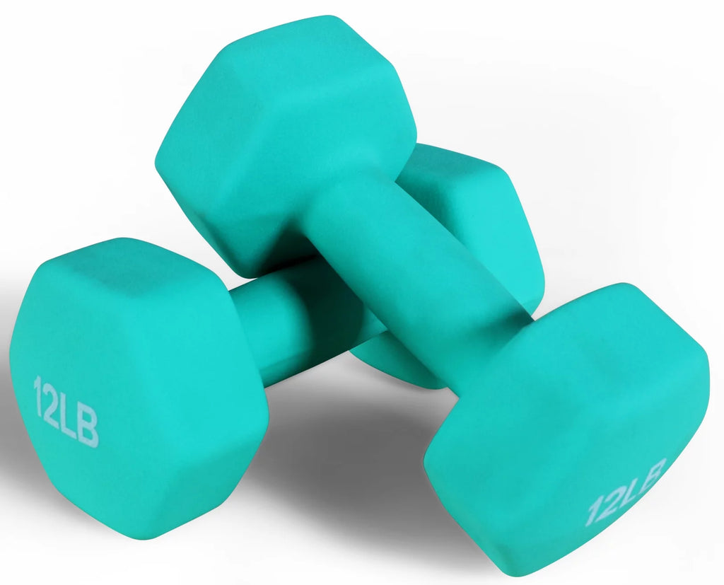 1 lbs Pair Vinyl Coated Dumbbells F804788