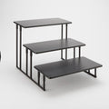 Black 3 Tier Rectangular Display Stand I52553