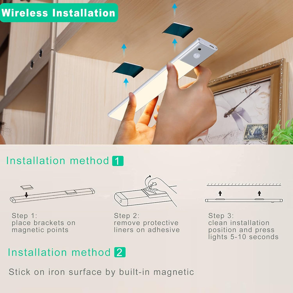 Under Cabinet Lighting Rechargeable Wireless 3 Packs U21889