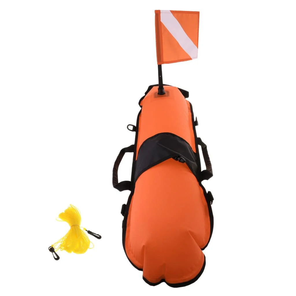 Inflatable Surface Marker Buoy with Dive Flag J639