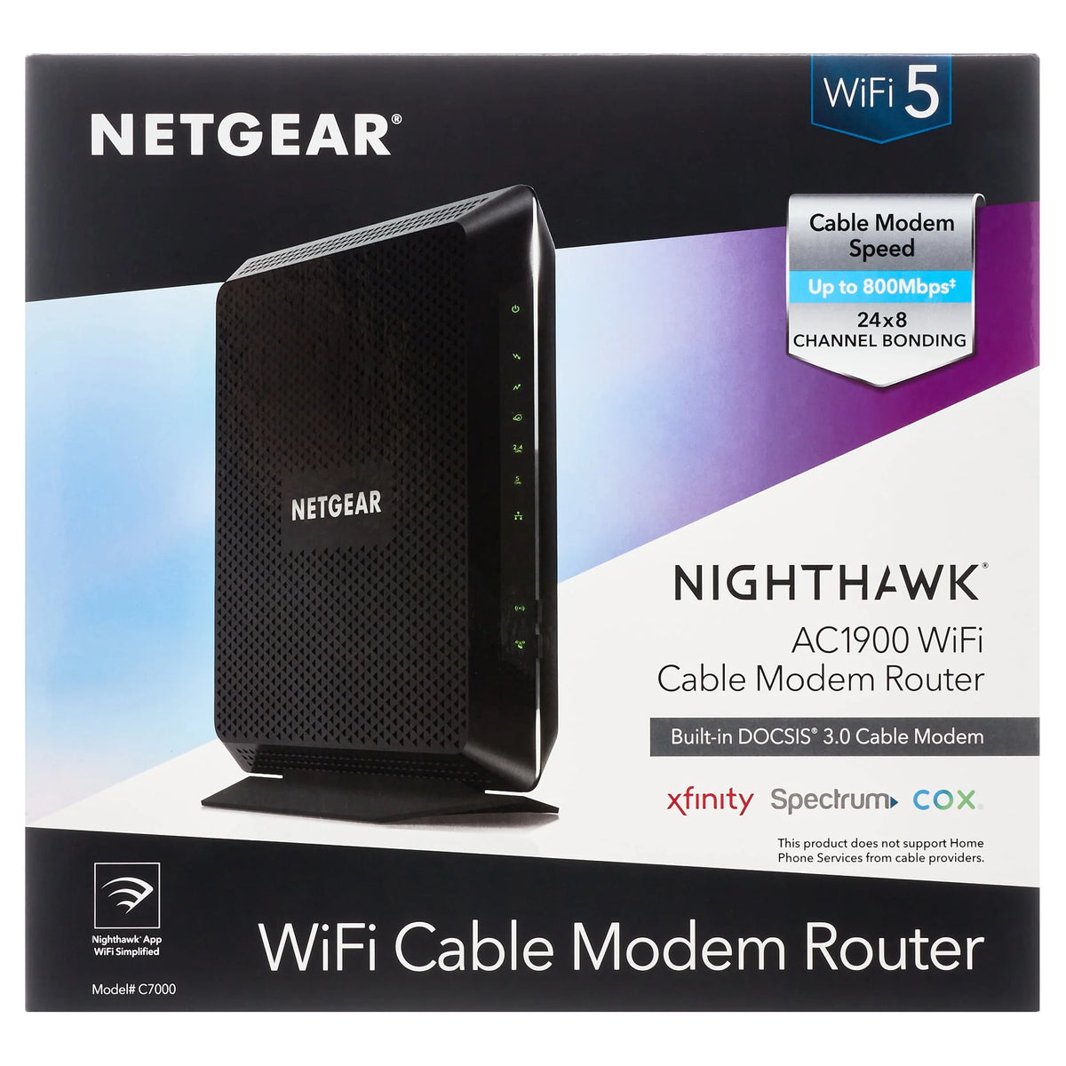 AC1900 DOCSIS 3.0 Cable Modem + WiFi Router R6961