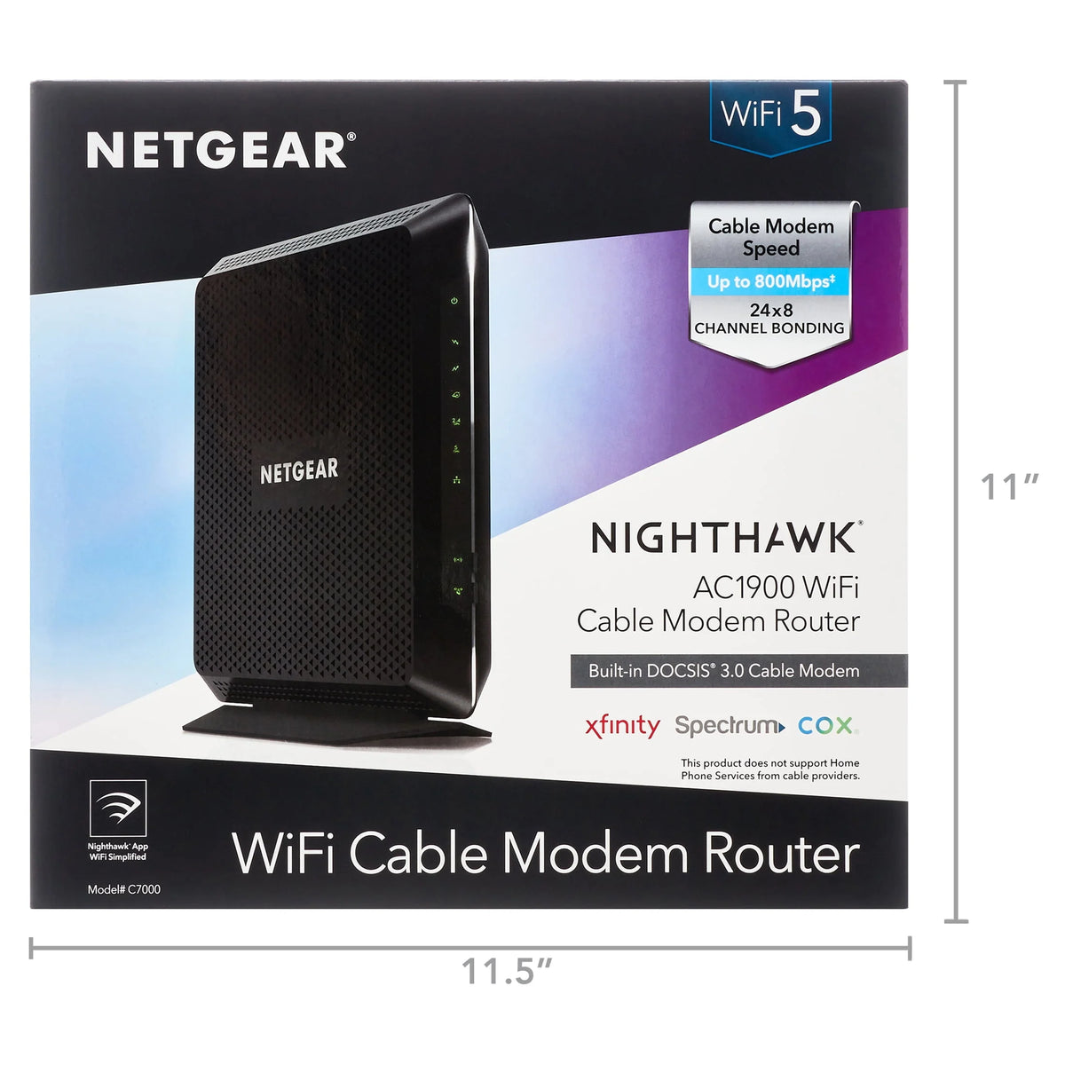 AC1900 DOCSIS 3.0 Cable Modem + WiFi Router R6961