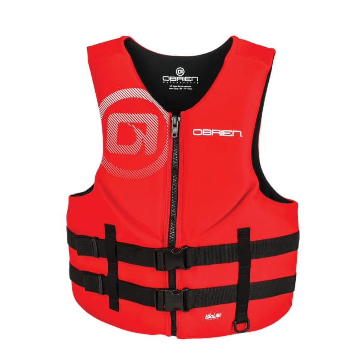 Red Large Front Zip Life Jacket L6612