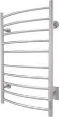 Towel Warmer with Timer Wall Mounted 10 Curved Bars Chrome I158816