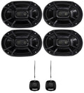 6x9 450 Watt Car Audio Speakers A6528