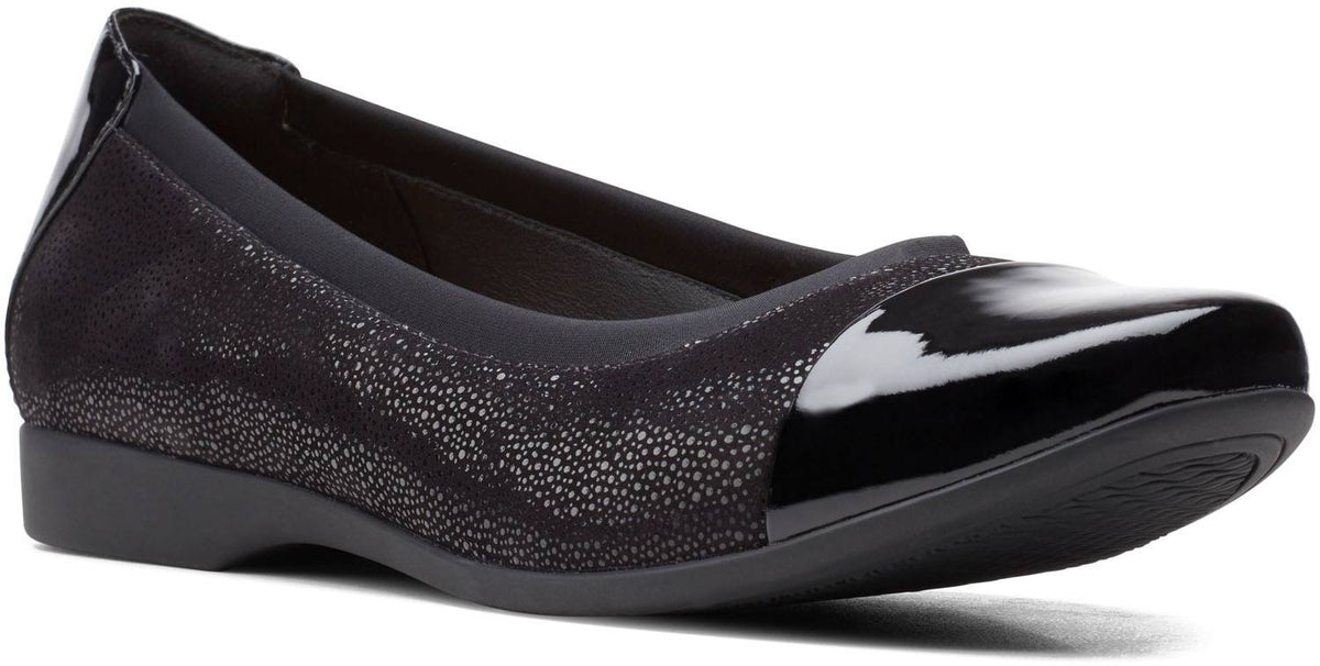 Black Flat Shoes X4169