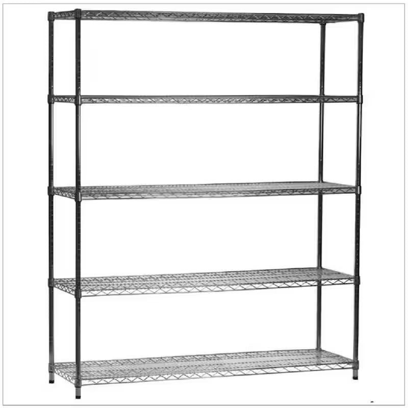 5-Tier Heavy Duty Steel Wire Shelving Unit Q808