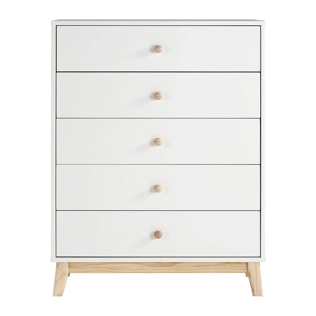 White 5-Drawer Chest H1597