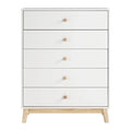 White 5-Drawer Chest H1597
