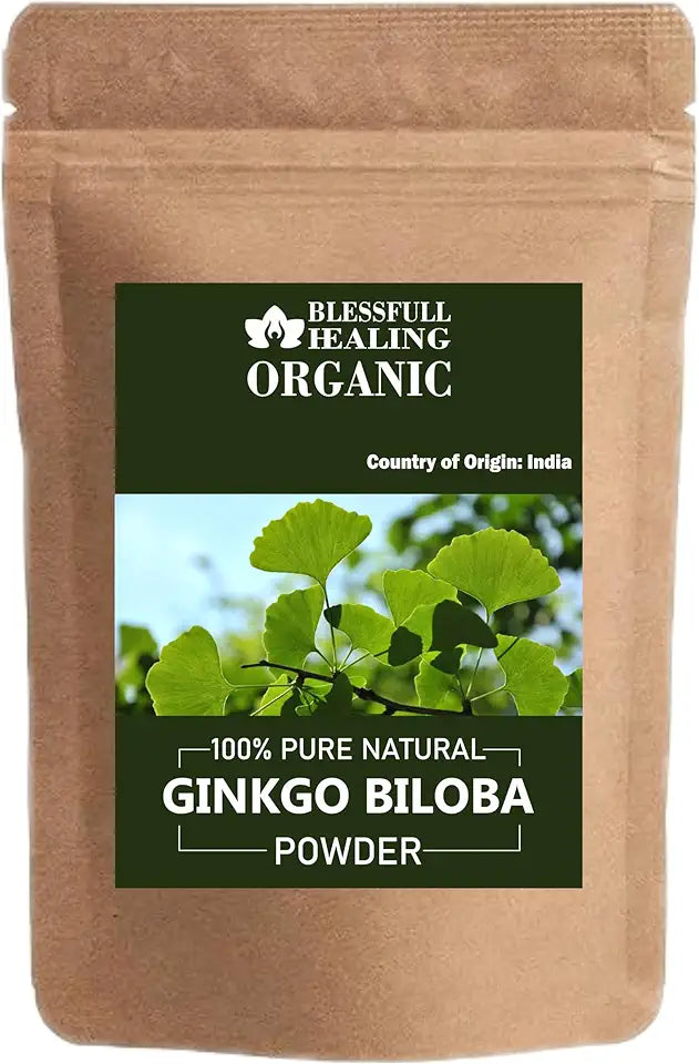 Organic Ginkgo Biloba Powder 300 Gram / 10.58 oz K961641
