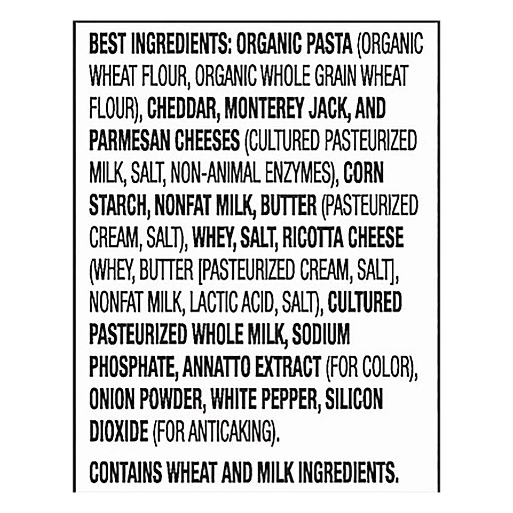 Four Cheese Penne Macaroni and Cheese Dinner with Organic Pasta, 5.5 OZ Y766