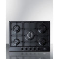 Black 5-Burner Gas Cooktop with Sealed Burners K73299