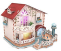 Dollhouse Bungalow with LED Light 11.4"x10"x10" R342071
