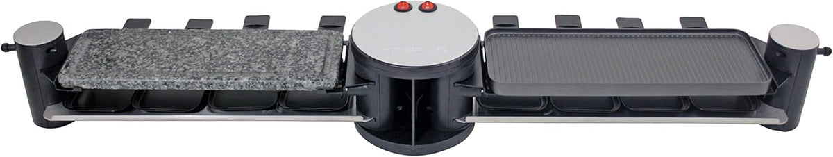 8 Person Swivel Raclette Cast Aluminum Grill Q90479
