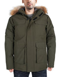 Waterproof Heavy Winter Down Parka Jacket with Hood F757404