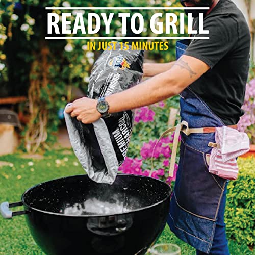 Premium Oak Lump Charcoal, 17.6 Pound Bag K7358