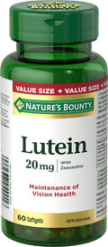20 mg 60 Softgels Lutein Eye Health Supplements O12181