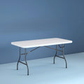 6 Foot Folding Table White Speckle G73487