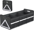 Foldable Trunk Organizer with Reflective Stripe, Pack of 2 J882