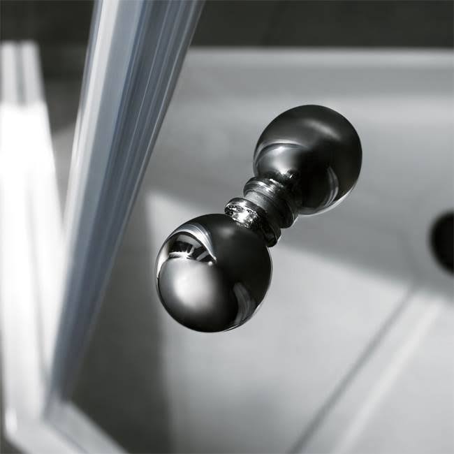 Frameless Neo-Angle Shower Enclosure with Low-Profile Base D36007