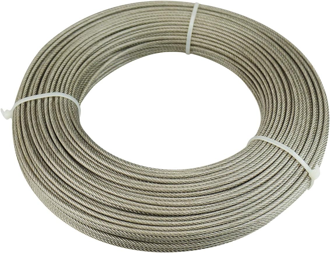 1/8'' Thru 3/16'' Vinyl Coated Wire Rope 7x7 Strand Z77129