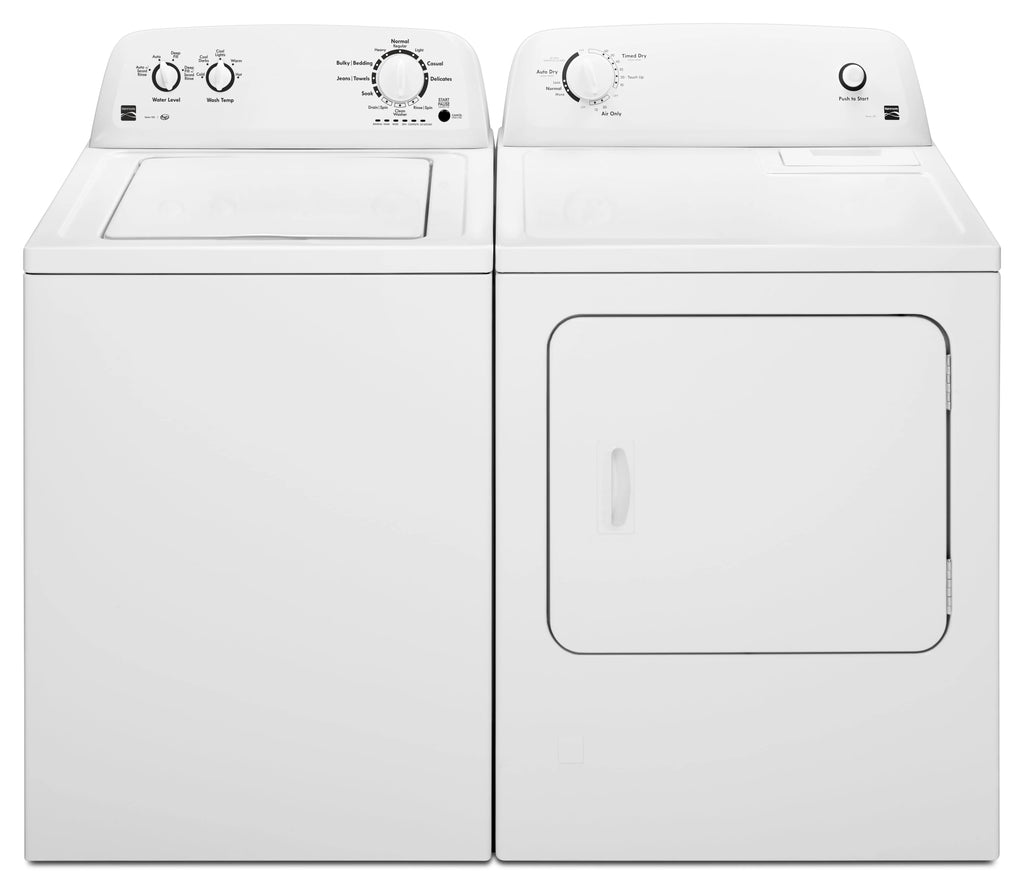 White Top-Load Washer with Dual Action Agitator, 3.5 Cu. ft. Capacity Q27030