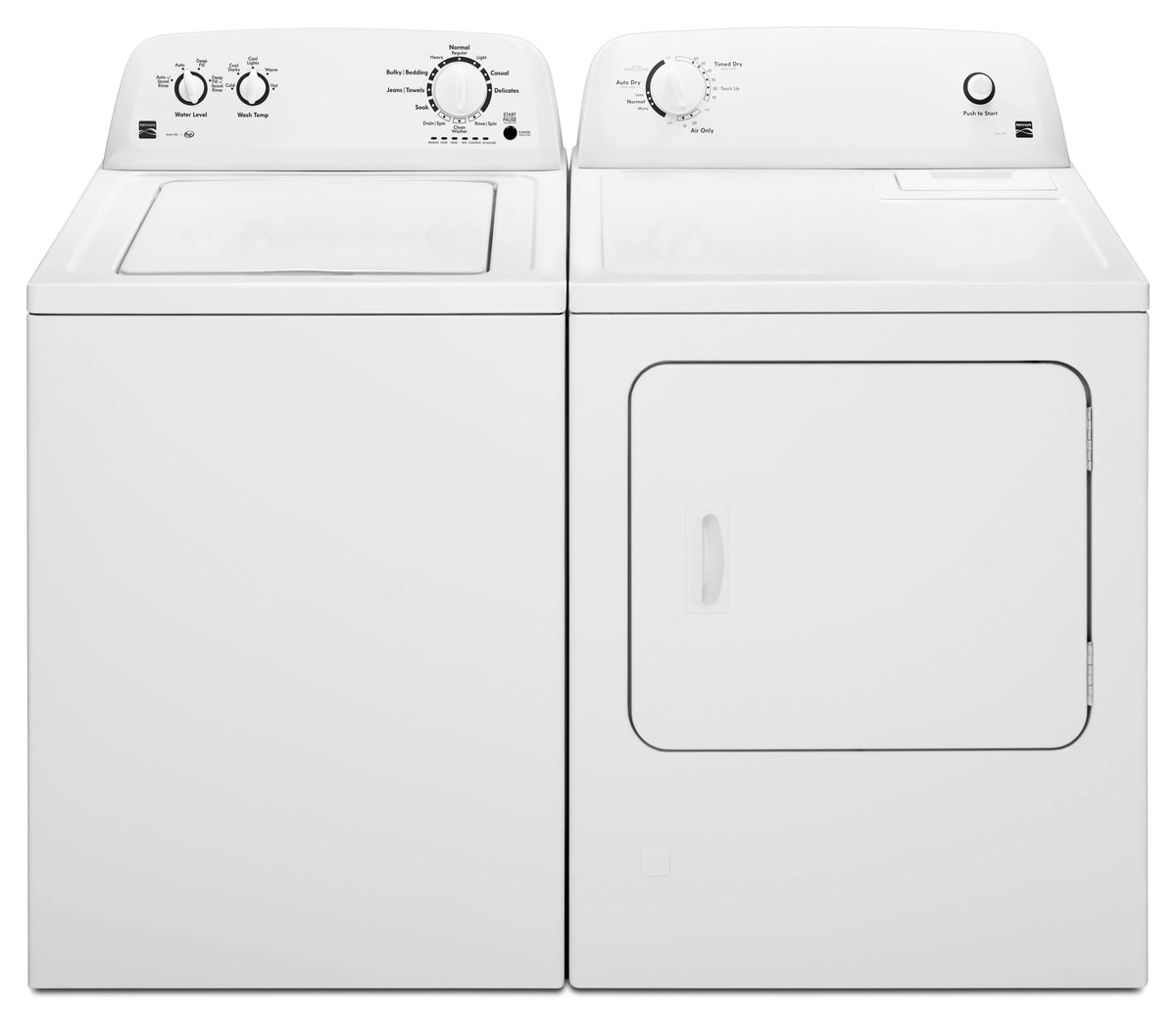 White Top-Load Washer with Dual Action Agitator, 3.5 Cu. ft. Capacity Q27030