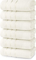 4 Pack Oversized Bath Towels Set, 100% Ring Spun Cotton (27 x 54 Inches) Black E947588