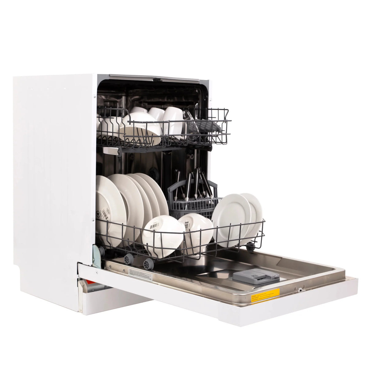 24" Front Control White Dishwasher E69812