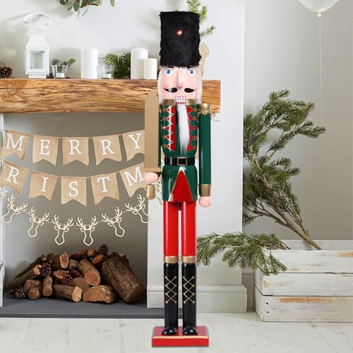 Green Wooden Soldier Nutcracker Figurines, 41.5 B3775
