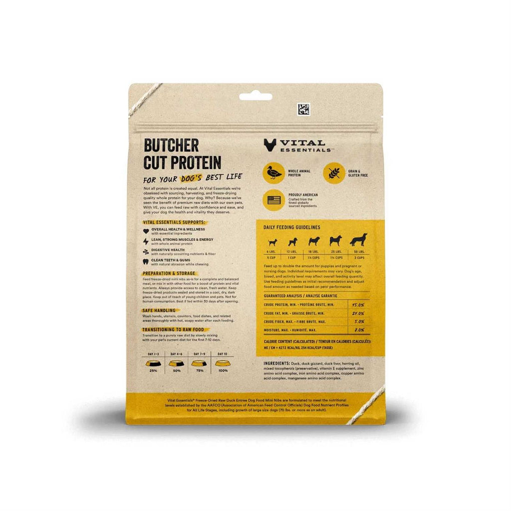 Freeze-Dried Raw Duck Dog Food X364113