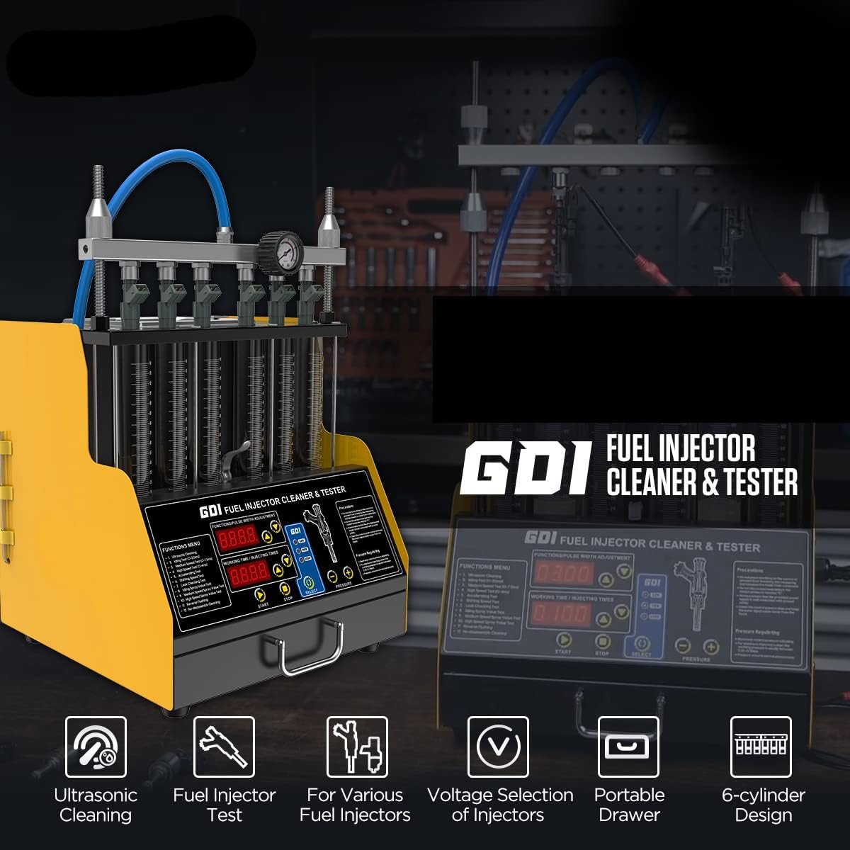 110V/220V Fuel Injector Cleaner & Tester P59470