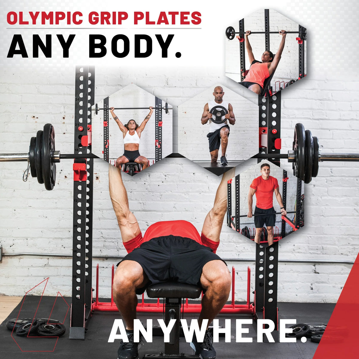 400 LB Olympic Weight Set with Barbell and Clips C306804