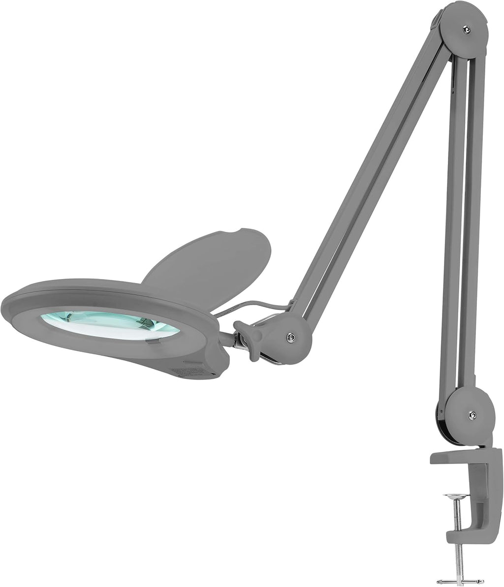 60 Pcs SMD LED Magnifying Lamp with Clamp, 5 Inches Diameter Lens A346