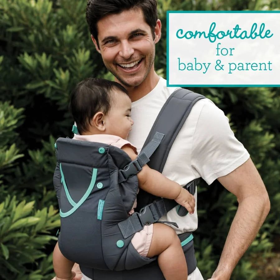 Gray Multi-Pocket Baby Carrier A544