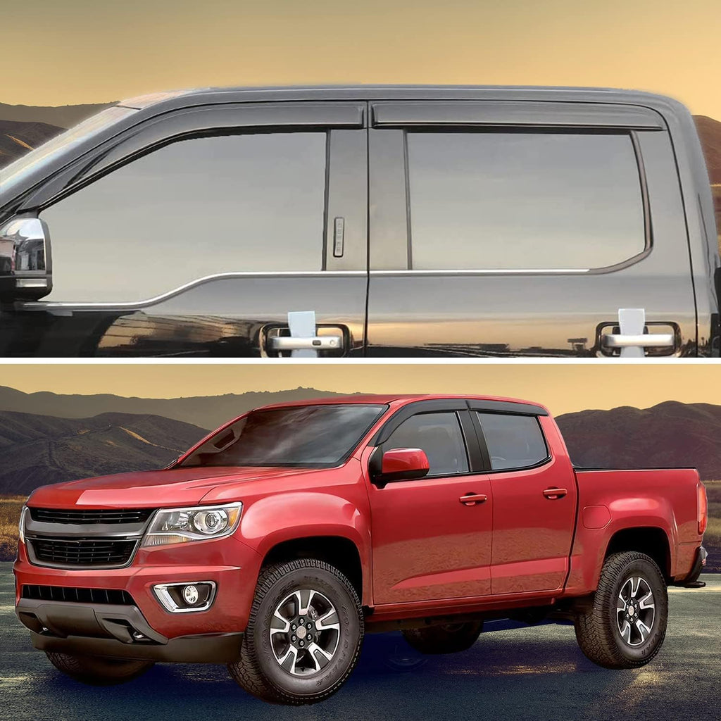 Dark Smoke 4-Piece Side Window Deflectors H815439