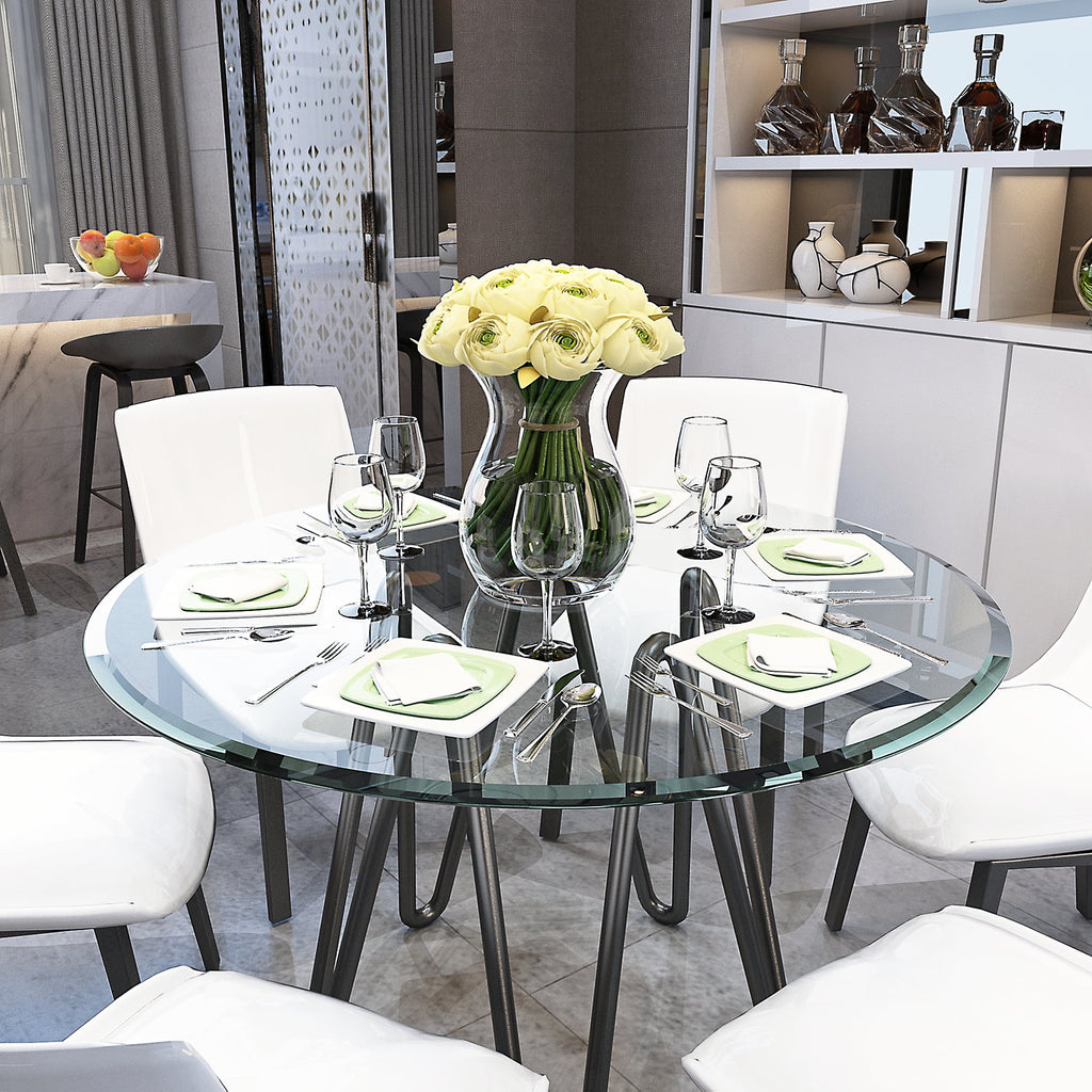 40'' Round Clear Tempered Glass Table Top X186
