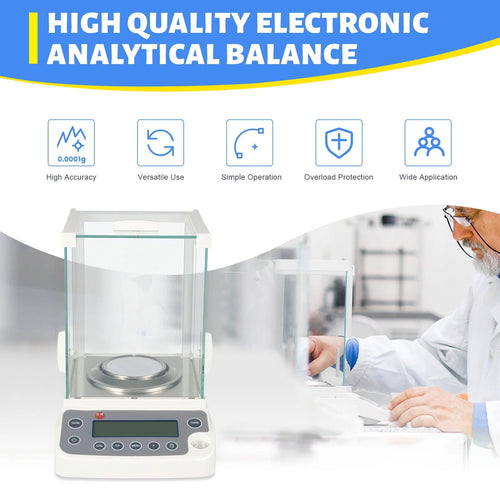0.1 mg Electronic Analytical Balance T886