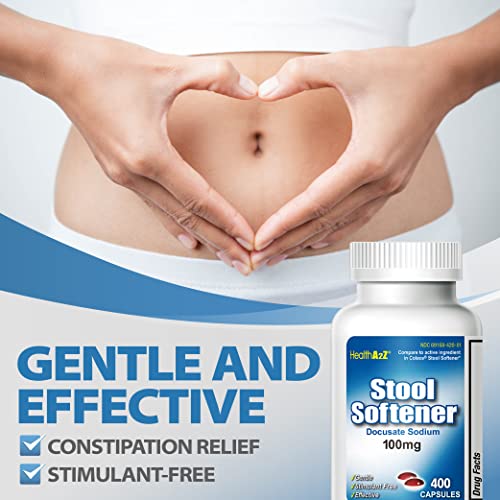400 Counts Docusate Sodium 100mg Capsules H460983